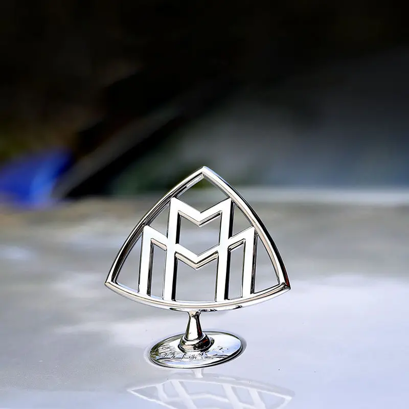 For MAYBACH S500 S600 V12 V class modified trunk logo front hood emblem window sideways badge central control MAYBACH logo sticker