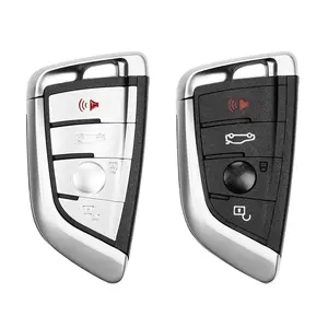 For BMW 1 3 5 7 Series X1 X2 X3 X4 X5 G11 G20 G21 G30 G31 F16 F48 F39 3 / 4 Buttons Remote Key Shell Case Replacement Fob Cover