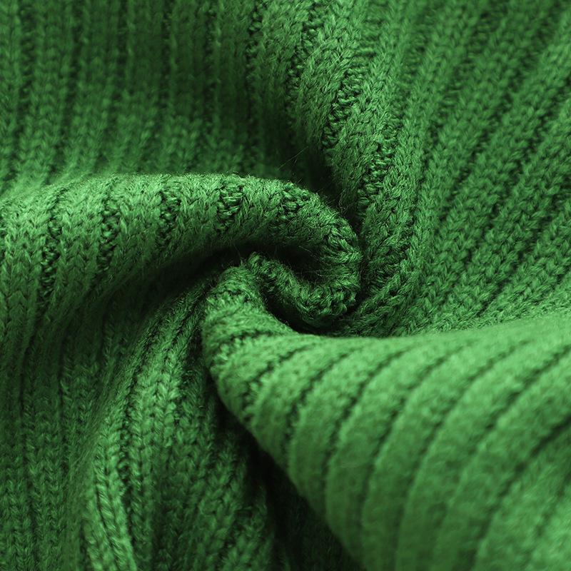 1pc Kids Cartoon Bear Turtleneck Sweater - 100% Acrylic Knit Fabric, Casual High Neck, Skinny Fit, Long Sleeve, Regular Length - Boys and Girls Fall/Winter Pullover Sweater