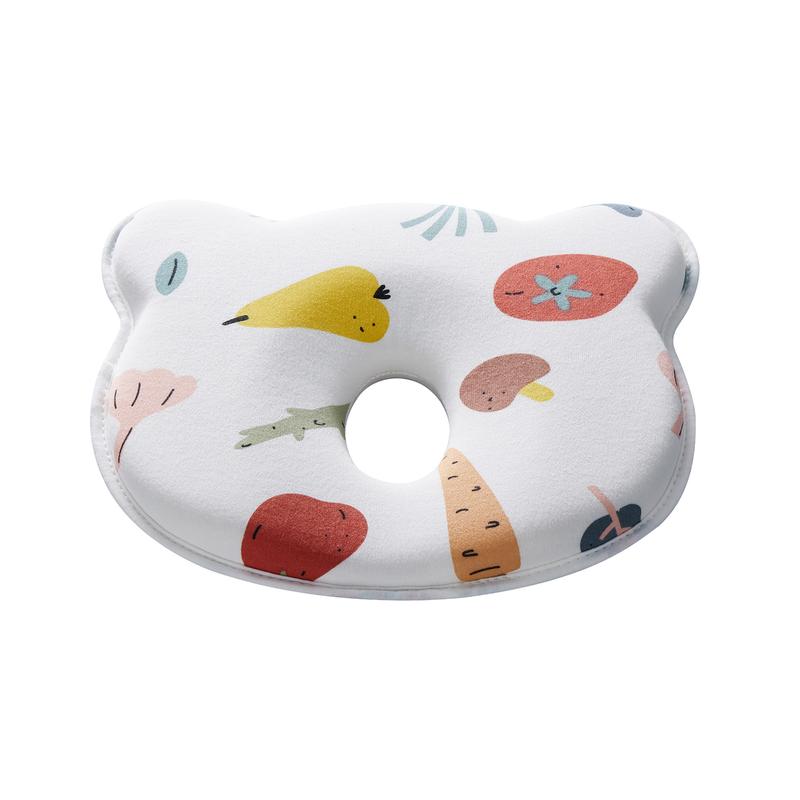 Baby Nap Pillow - Baby head shaper, Silicone Shaping Pillow for Correcting Head Shape & Preventing Sideways Sleeping - Comfortable Machine-Washable Head & Neck Support for Baby