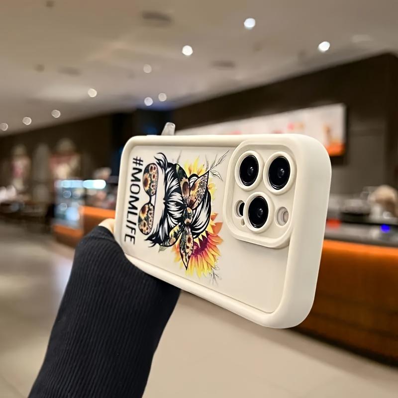 Sunflower Headscarf All-Inclusive Anti-Fall Mobile Phone Case Suitable for iPhone 17 E Air Pro ProMax iPhone16 15 14 Plus 13 12 Mini 11 X XS XR Protective Case