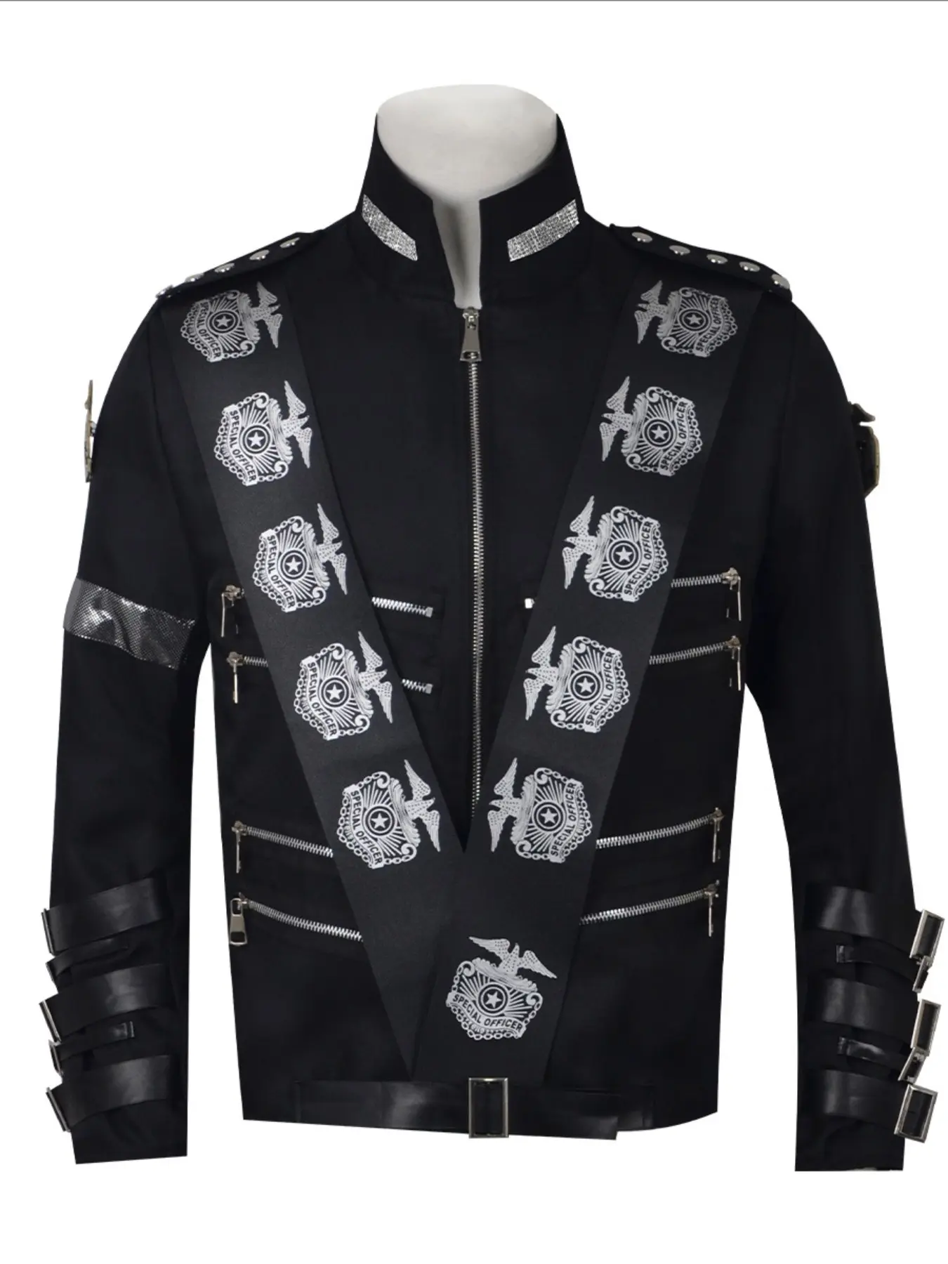 Michael Jackson Cosplay Jacket, Mj Concert Stage Costume, Halloween New Arrival, Perfect for Parties and Events, Unisex Design