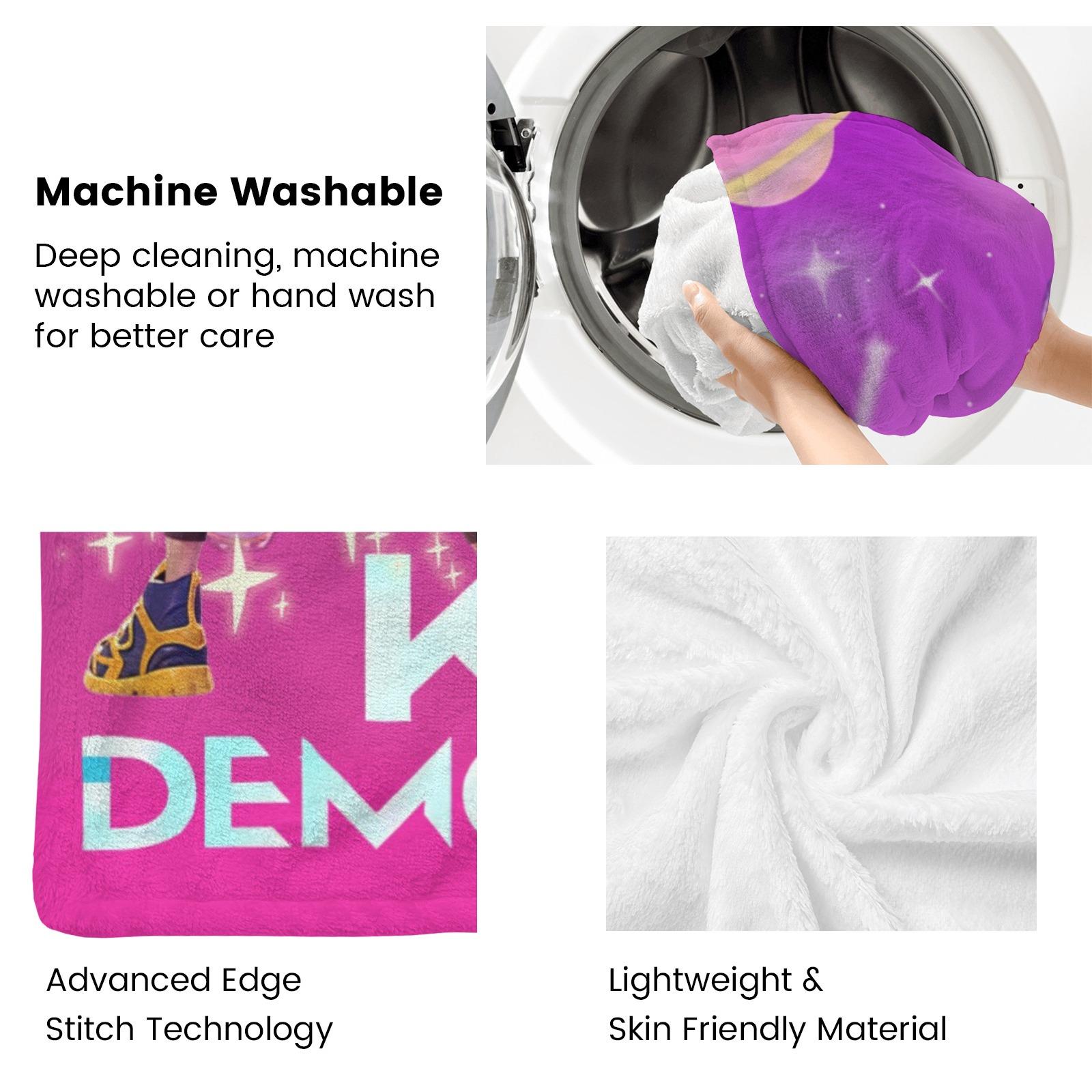 K-Pop Devil Hunter Dream Blanket, Soft and Warm, Suitable for Fans, Women, Girls, and Children.A Cozy Nap Blanket, Perfect for Everyday Decoration or Relaxation.An Ideal Choice for Living Room Sofas, Christmas Gifts, and Birthday Decorations.