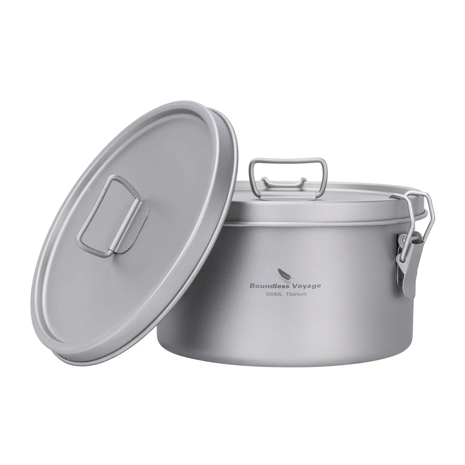 Boundless Voyage Titanium Lunch Box, Heated Lunch Box, Outdoor Home Office Use, Heat-Resistant Food Storage Container, Single Layer, Heatable, Branded Lunch Box