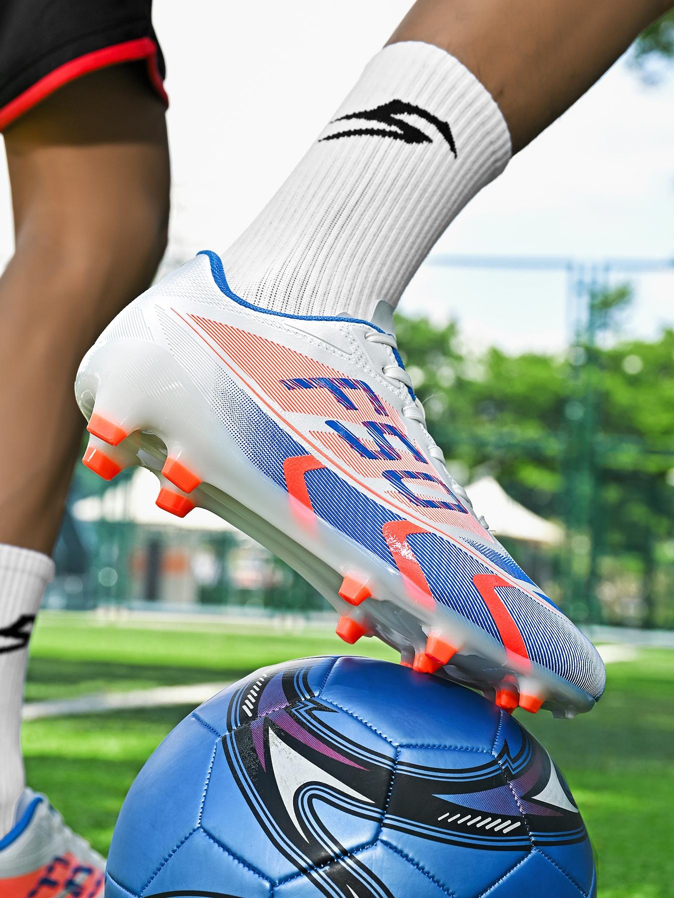 Men's Low Top Soccer Shoes Fg Ag Outdoor Sports All Season Breathable Anti-Slip Durable Professional Training Match Footwear
