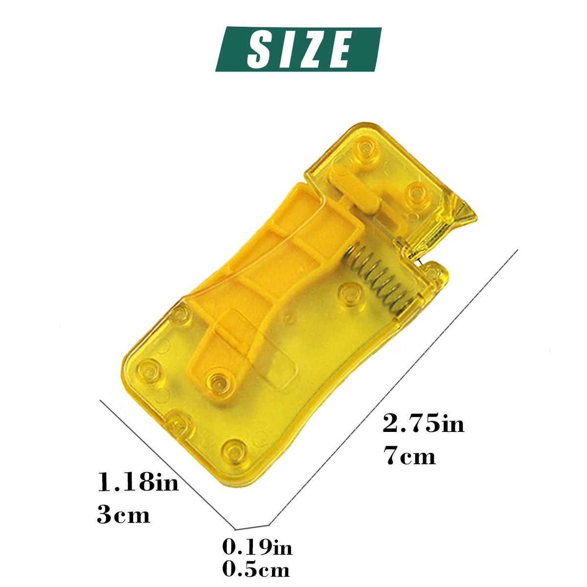 Simple Spring Loaded Needle Threader, Automatic Sewing Tool for Elderly and Adult Users
