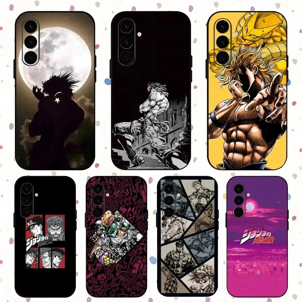 JoJo's Bizarre Adventure Anime Fans Soft Shell Phone Case - Durable Shockproof Silicone Accessories for iPhone 17 Pro Max,16,15,14,13,12,11 Pro Plus Air & Samsung Galaxy S26,S25,S24,S23,S22 EDGE Ultra Plus FE - Multi-Model Birthday Gift, Smartphone, Handh