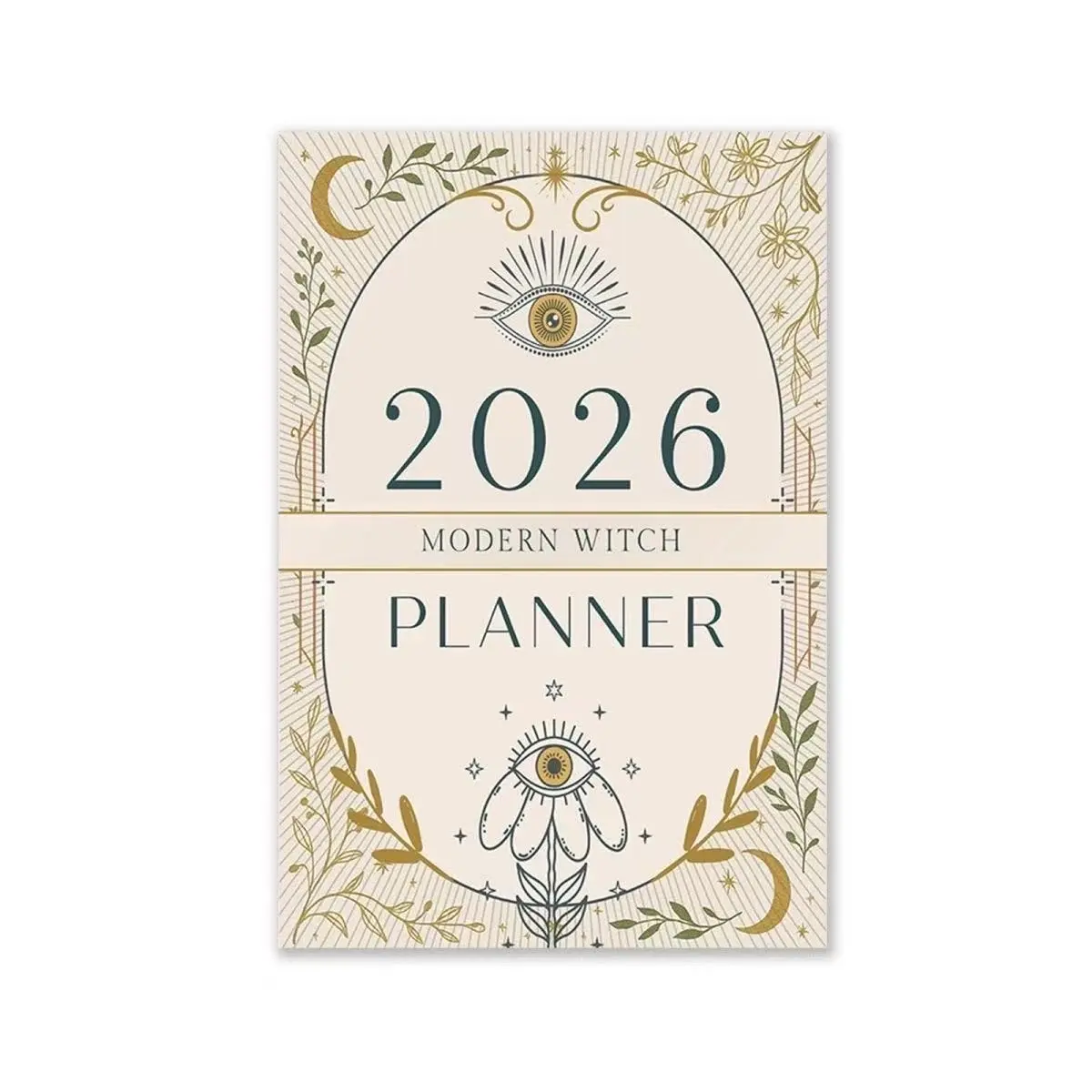 2026 Modern Witch Planner Magic Notebook, Unique Design for Organizing Daily Tasks, Perfect Gift for Enthusiasts, Durable & Stylish