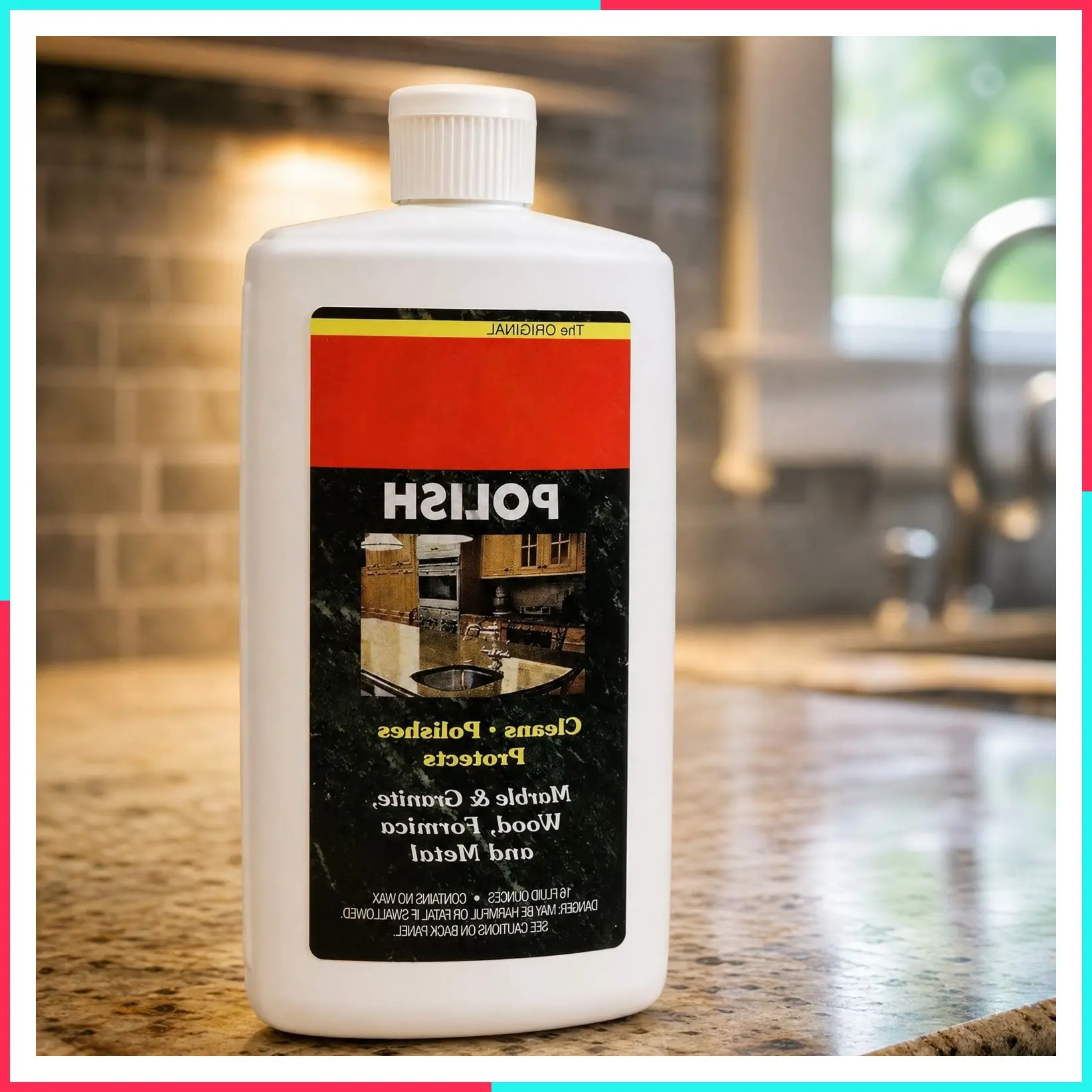 Granite and Marble Polish - Cleans and Protects - 16 oz