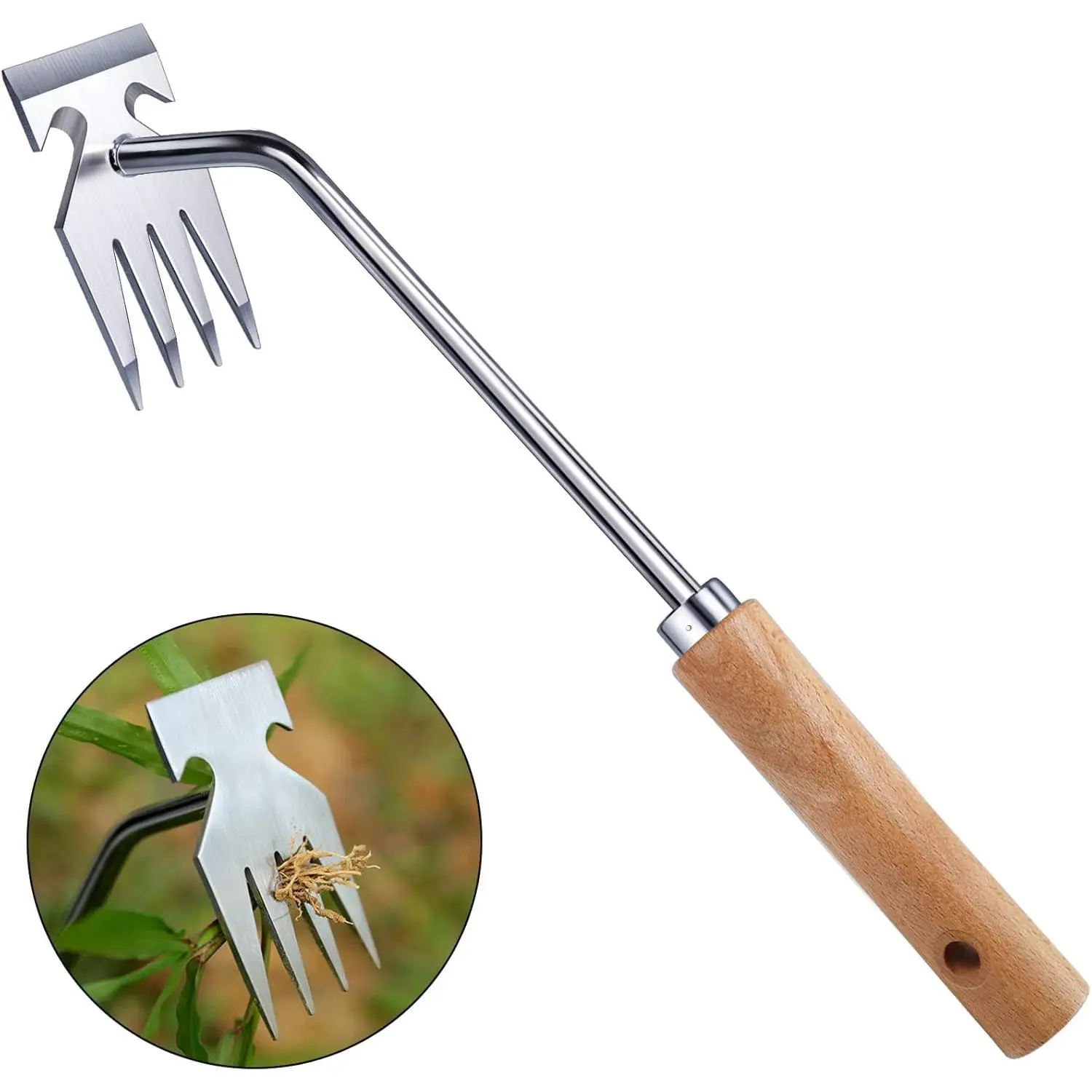 Weed Puller Tool, Weed Pulling Tool, Weeding Tool, Garden Tools, Weed Remover Tool, Stainless Steel, Anti-Detachment, Gardening Essentials, Gardening Hand Tools  Backyard Planting Weeding