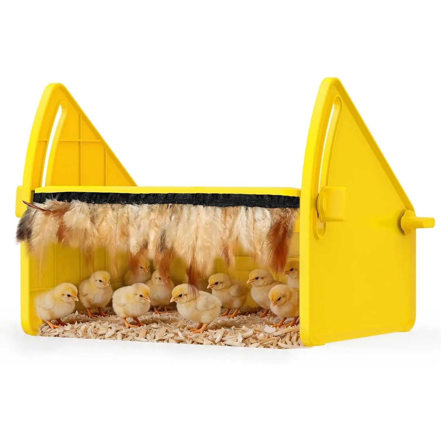 Chick Brooder Heater Plate for Baby Chicks, Ducklings & Poultry - 3-Level Adjustable Temperature Heating Plate, 8.67 x 10.63 Inches, Yellow