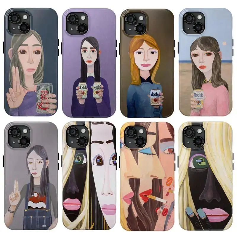 Raf Simons x Brian Calvin Perfect Art Glossy 2-In-1 Protective Phone Case For iPhone 17-11 (Pro Max, Pro Plus) & Samsung S26-23