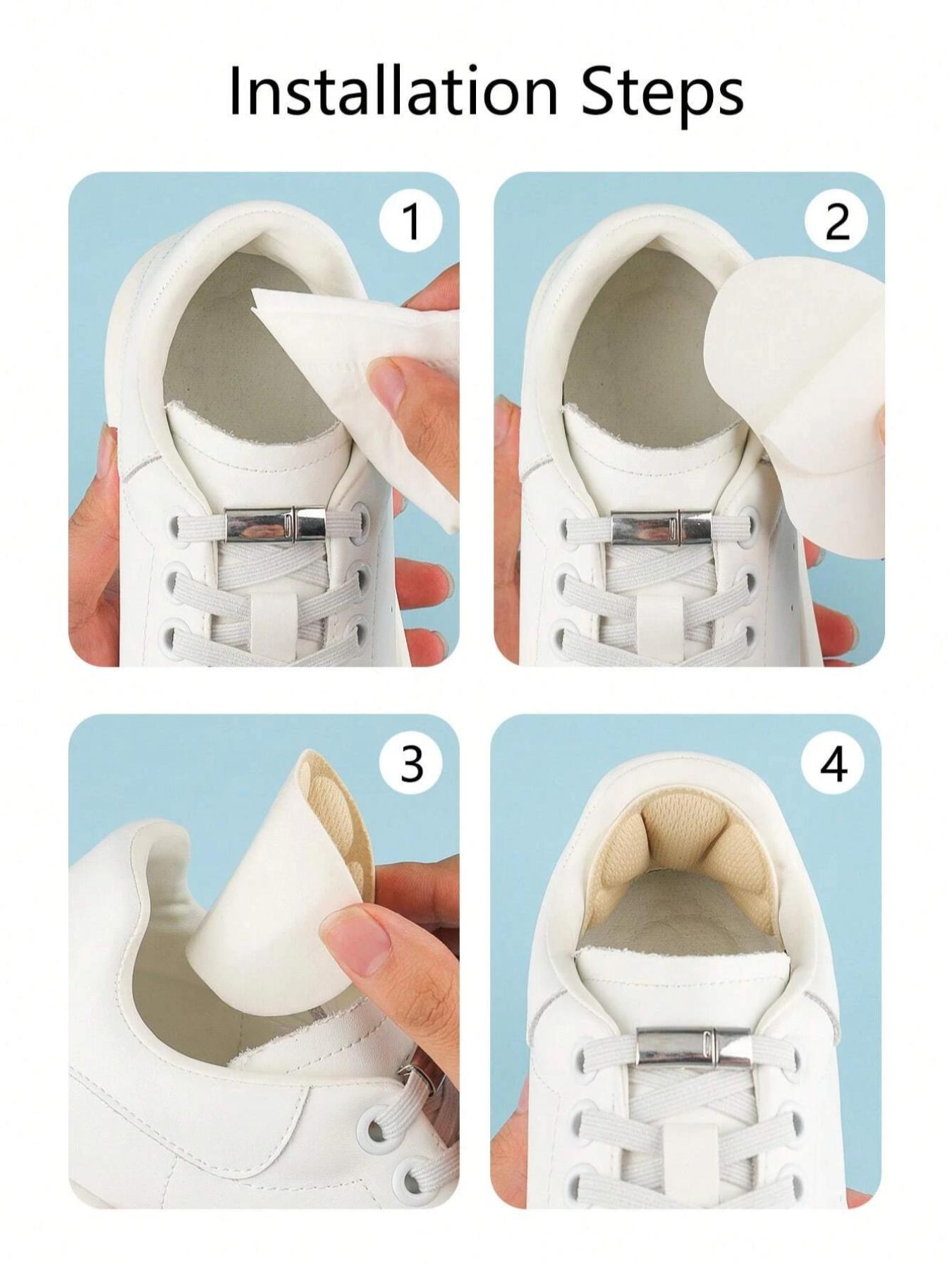 Heel Grips for Loose Shoes, Insole Padding for Shoes Too Big, Men & Women Footwear- Enhanced Comfort Wear, Reducing Heel Discomfort, Slippage & Wear