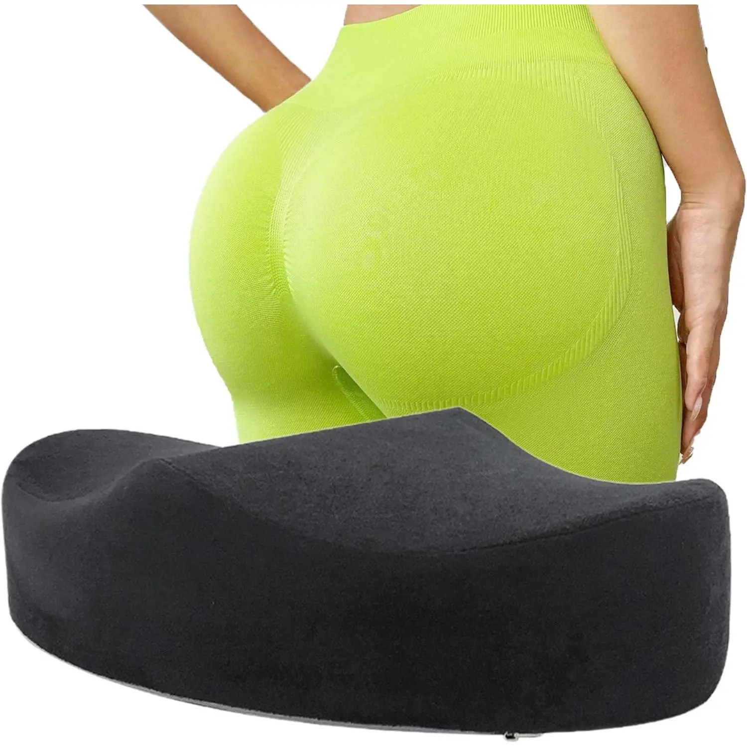 BBL Pillow After Surgery, Brazilian Butt Lift Pillow After Surgery Seat Cushion, Butt Pillow for Sitting, Driving and Post Recovery, Butt Lift Buttocks Foam Cushion