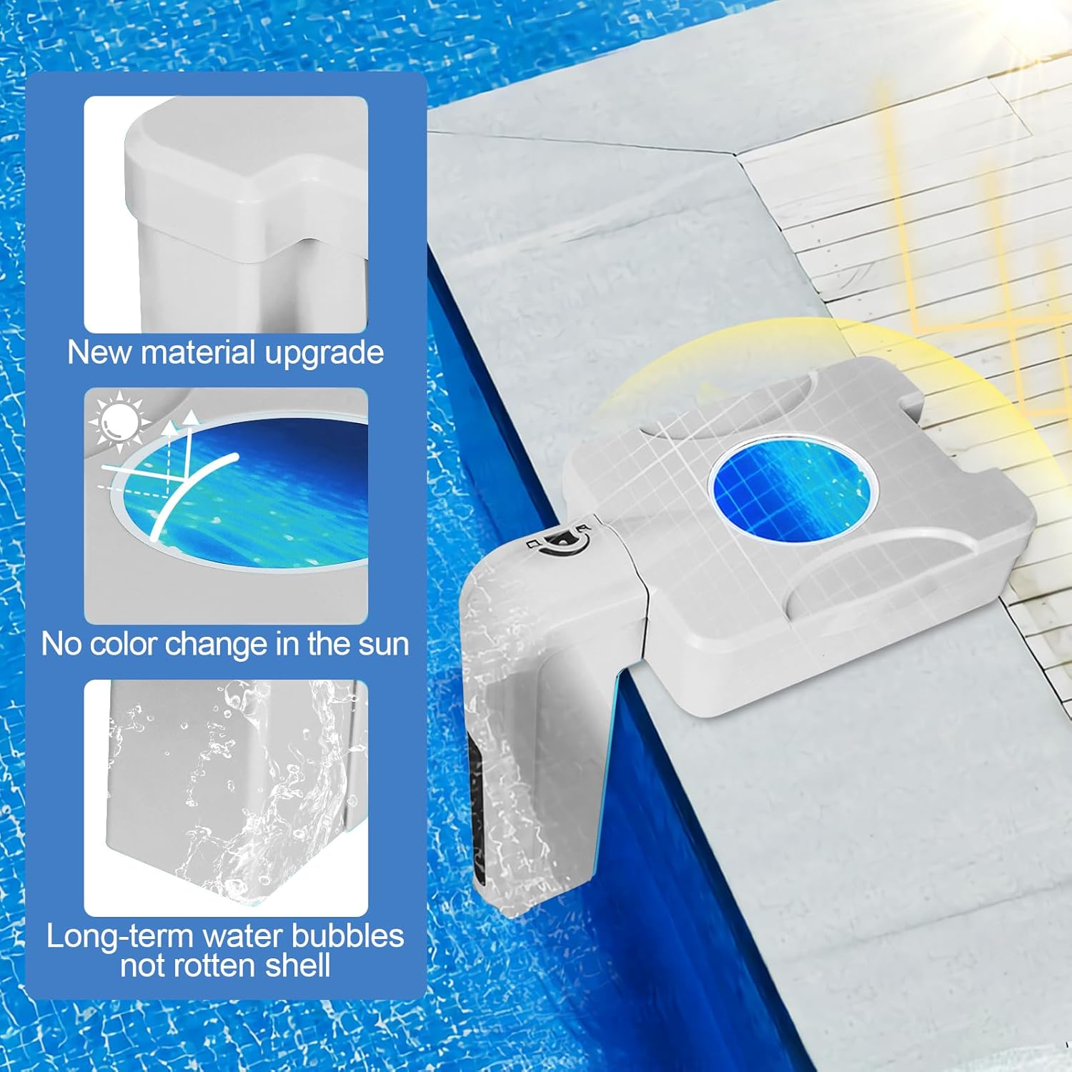 2025 Upgrade Automatic Pool Filler, Pool Water Leveler Auto Fill, Pool Auto Fill Float Valve, Water Leveler Control Sentry, Swimming Pool, , Pond Water Leveler filler automatic, 5  Warranty