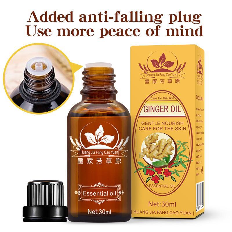 1/3pcs/set Ginger Essential Oil, Natural Plant Therapy Massage Ginger Oil, Body Massage Oil For Women and Men