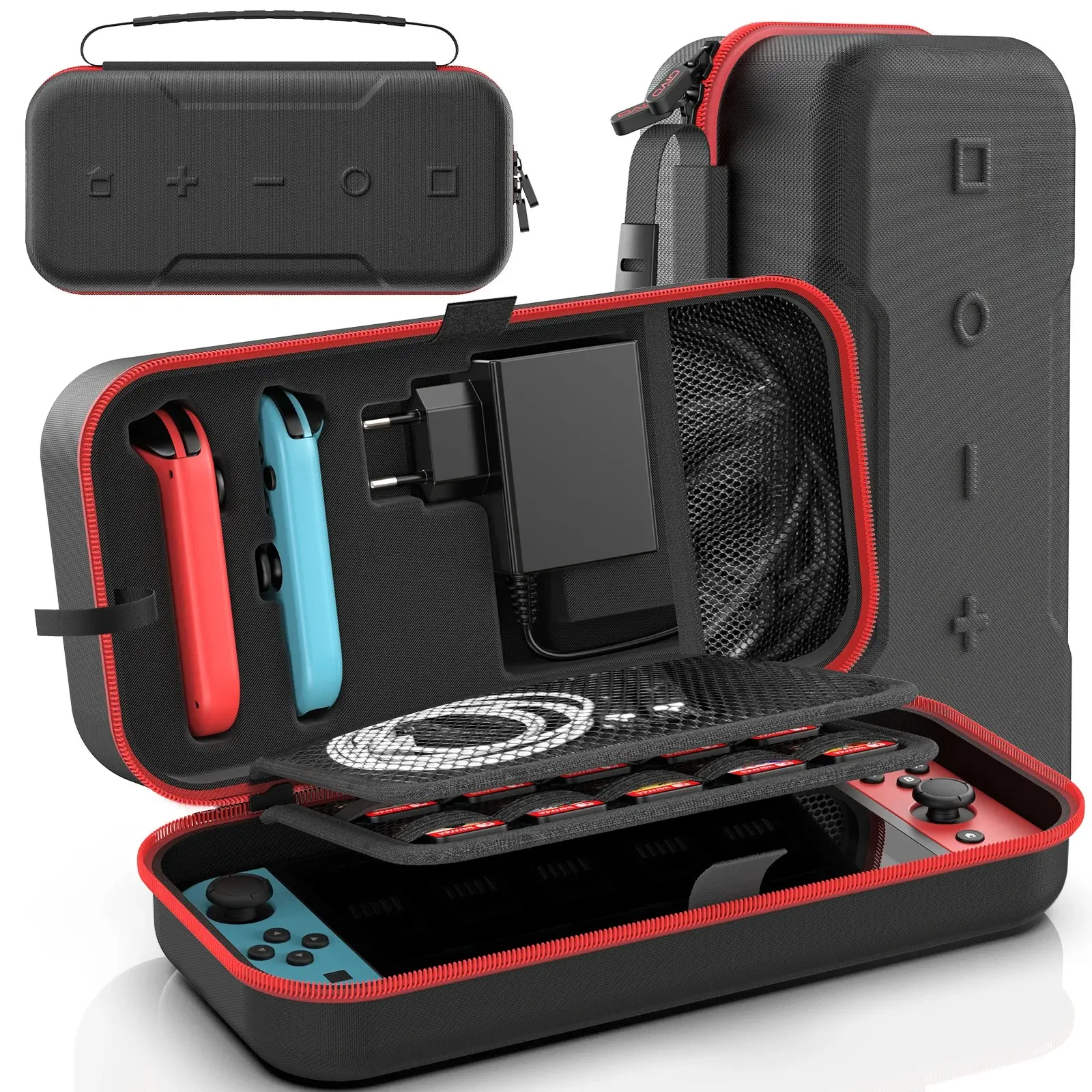 Large Storage Bag for Switch Portable Carrying Protective Case Anti-Scratch Waterproof Travel Bag for N-Switch OLED