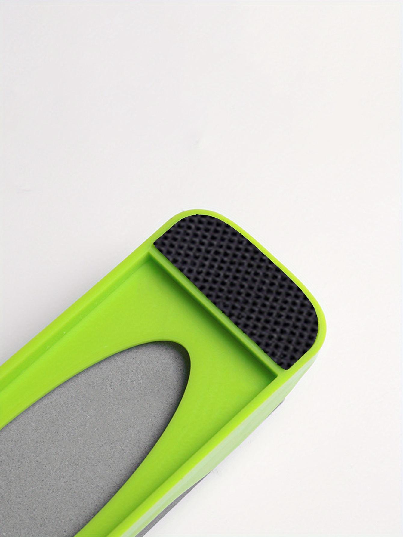 1 Piece Premium Double Sided Knife Sharpening Stone - Durable Highly Abrasive Knives with Non-Slip Base - Easy to Sharpen Knives with Precision for Home Kitchens and Food Trucks