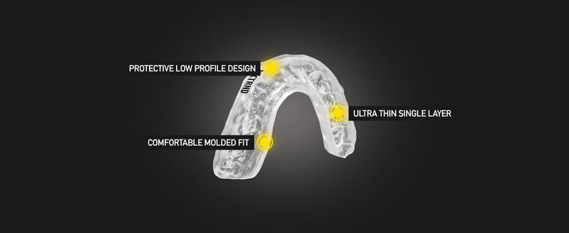 2 Pack Classic Mouth Guard for All Sports (Transparent)