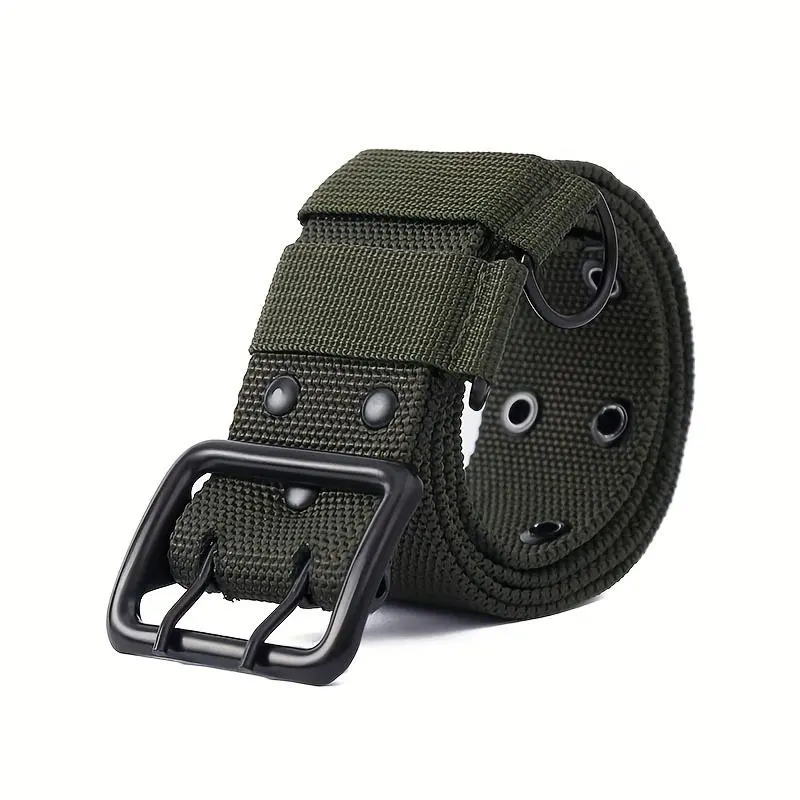 Wide double-hole mesh belt with hole design Waist Belt