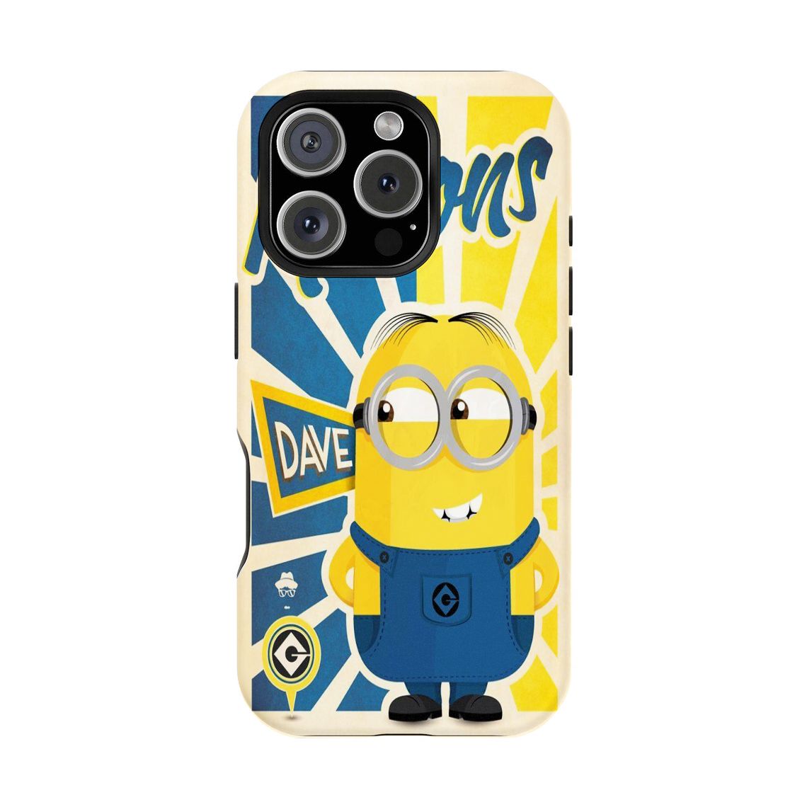 Minions Double-layer durable phone Cases For iPhone 17 16 15 14 13 12 Promax Pro Plus, hard shell protection ,Unique design,best Gift