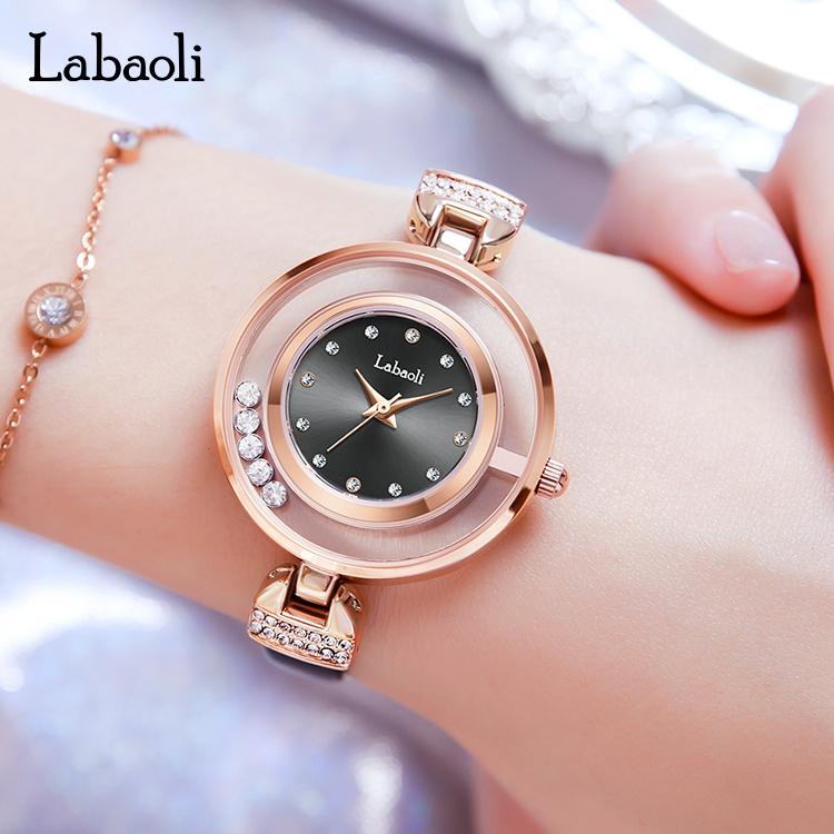 【Labaoli】 Axiom Collection Astral Gyre Women's Watch – Rotating Crystal Bezel, Elegant Jewelry Style, Quartz Dress Watch 【Labaoli】 Axiom Collection Astral Gyre Women's Watch – Rotating Crystal Bezel, Elegant Jewelry Style, Quartz Dress Watch