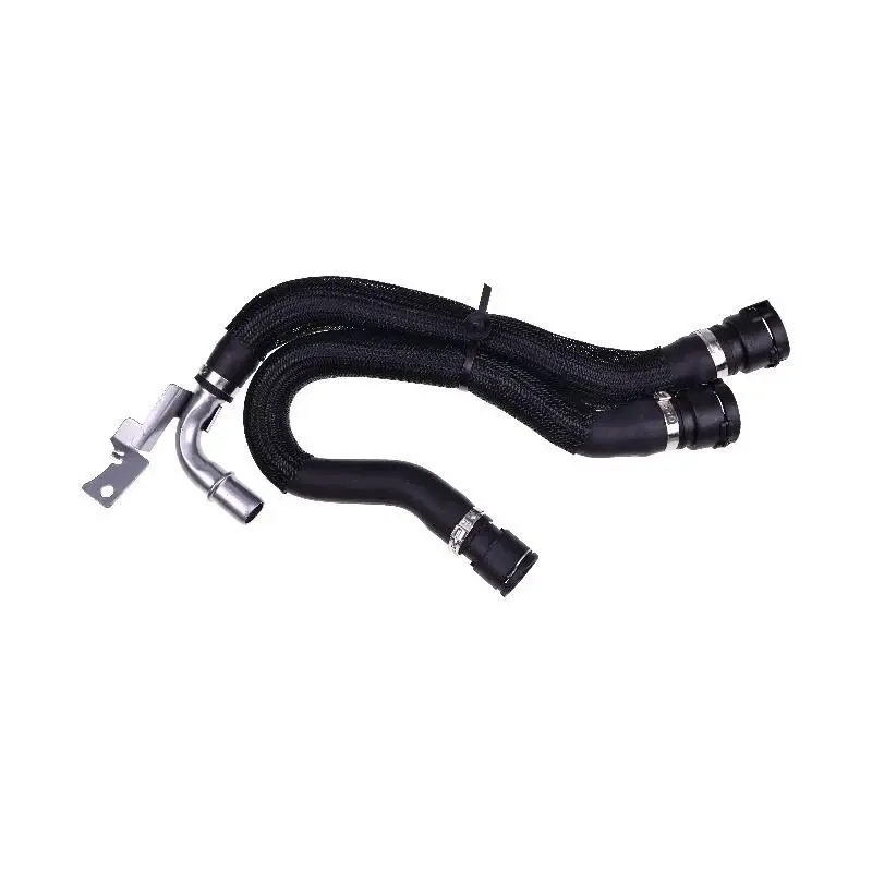 FridayParts Functional Rubber Heater Hose Assembly with Threaded Ends, 68197197AB Replacement Part That Fits 2012-2016 Dodge Dart, Rubber Hose, Curved Shape, Functional Part