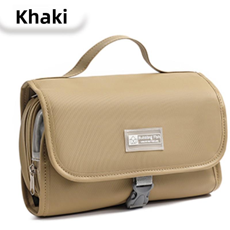 Large Capacity Travel Toiletry Organizer Detachable Hook Waterproof Cosmetic Bag Wet Dry Separation Foldable Storage Pouch for Travel