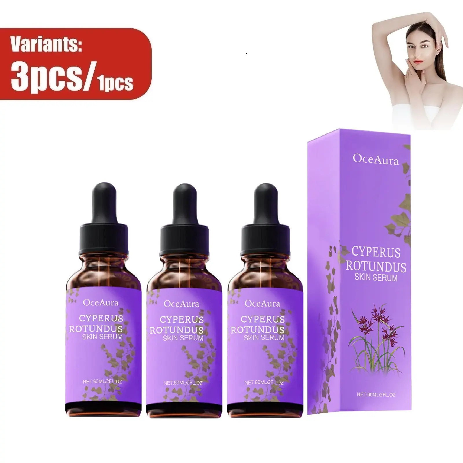 Gentle Hair Removal Serum, Comfortable Refreshing Texture, Helps Reduce Dark Spots, Ideal Daily Smoothing Treatment For Hair Removal Care, Hair Removal Lotion