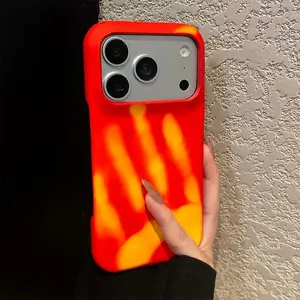 Phone Case: Temperature-Sensitive Color Changing Unique Designer Phone Case Compatible with iPhone 17 16 15 14 13 12 11 Pro Max Plus Air Soft Cover