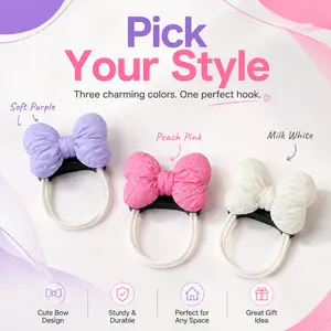 Fabric padded bow & bone knot accessories, DIY supplies for hair clips, dolls, headwear, clothing, shoes and socks