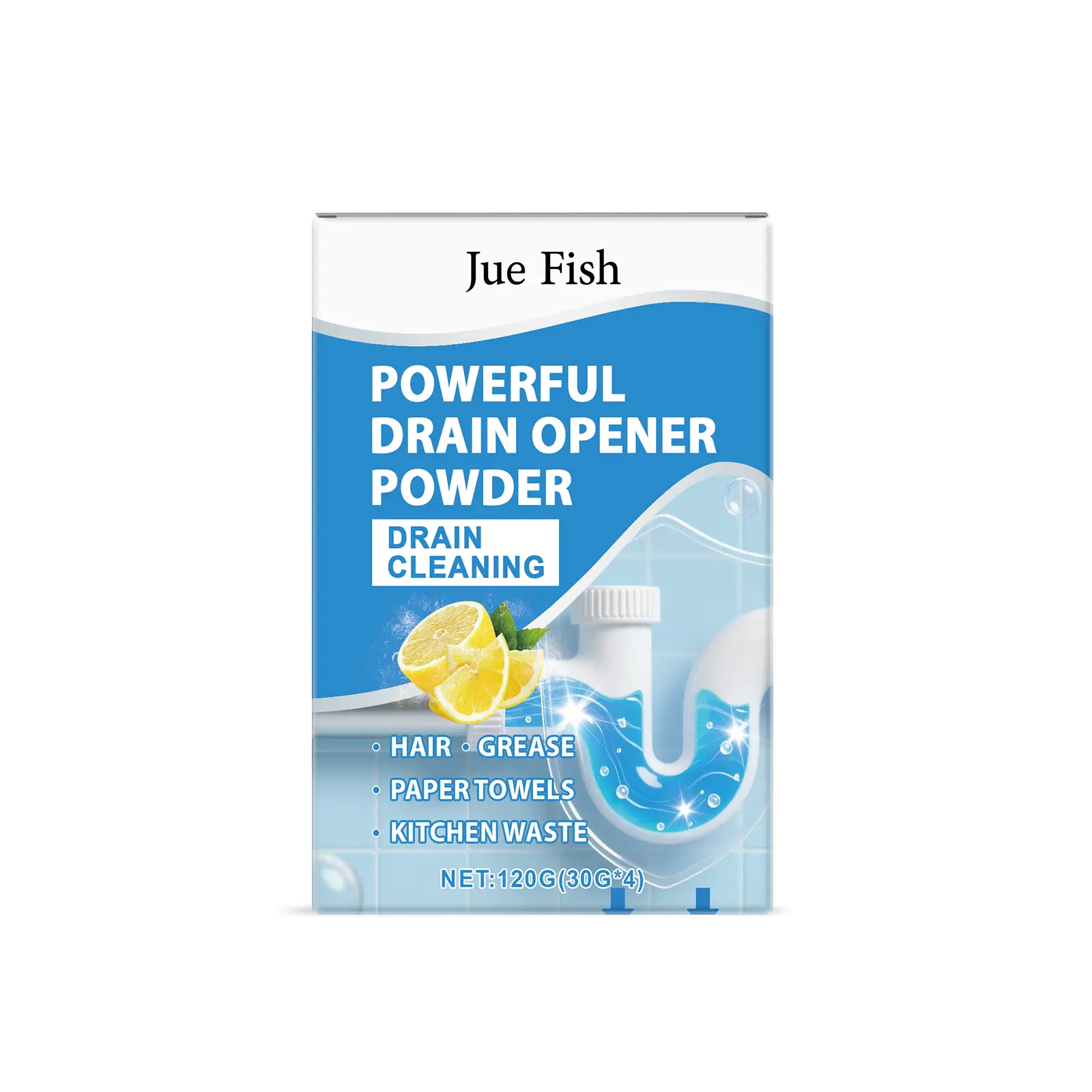 Jue Fish Household Drain Cleaning Powder Kitchen Sink Drain Pipe Dirt Dissolving Cleaning Powder