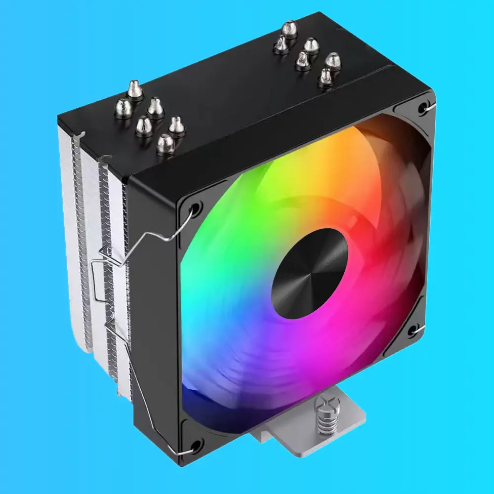 X600 Cpu Cooler With Six Heat Pipes 12cm Argb Fan Equipped With Brackets For Lga1200 1700 Am4 And Am5 Processor Interfaces
