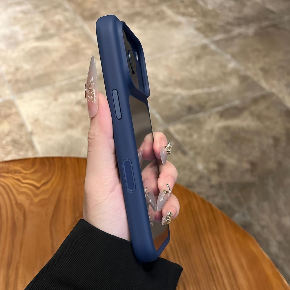 Intelligent Camera Touch Button Crystal Clear Phone Case for iPhone 17 Pro Max 17 Pro 17 Air Transparent Shockproof Cover Funda