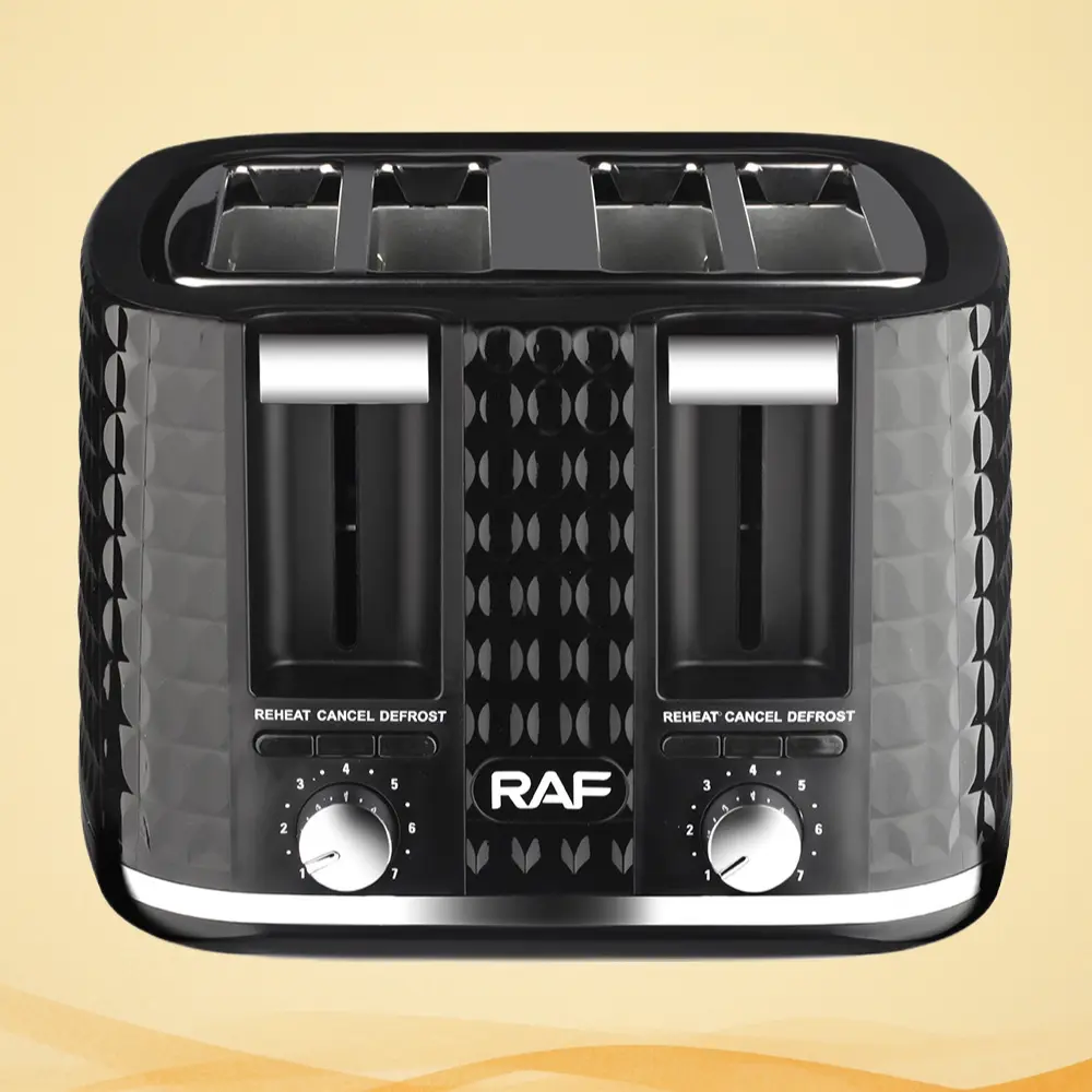 Two-Slice Toaster Household Breakfast Maker Multi-Function Sandwich Press Bread Toaster for Daily Breakfast Making