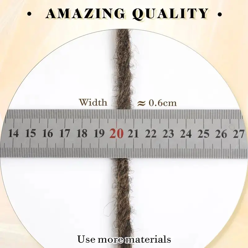 New 24 Inch Synthetic Dreadlock Extensions 5 Strands Hippie Dreads  Color DreadLoc Reggae Style Crochet Braids Hair