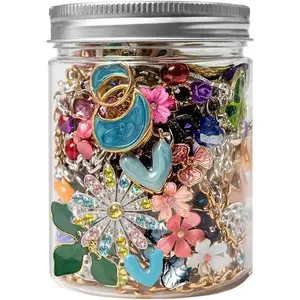 Mystery Jewelry Jar Bundle - Surprise Vintage Jewelry Box for Women,Gift Jewelry Set (Necklace, Earrings, Rings,Kracelet,Keychain) - Unique Birthday Gift for Women
