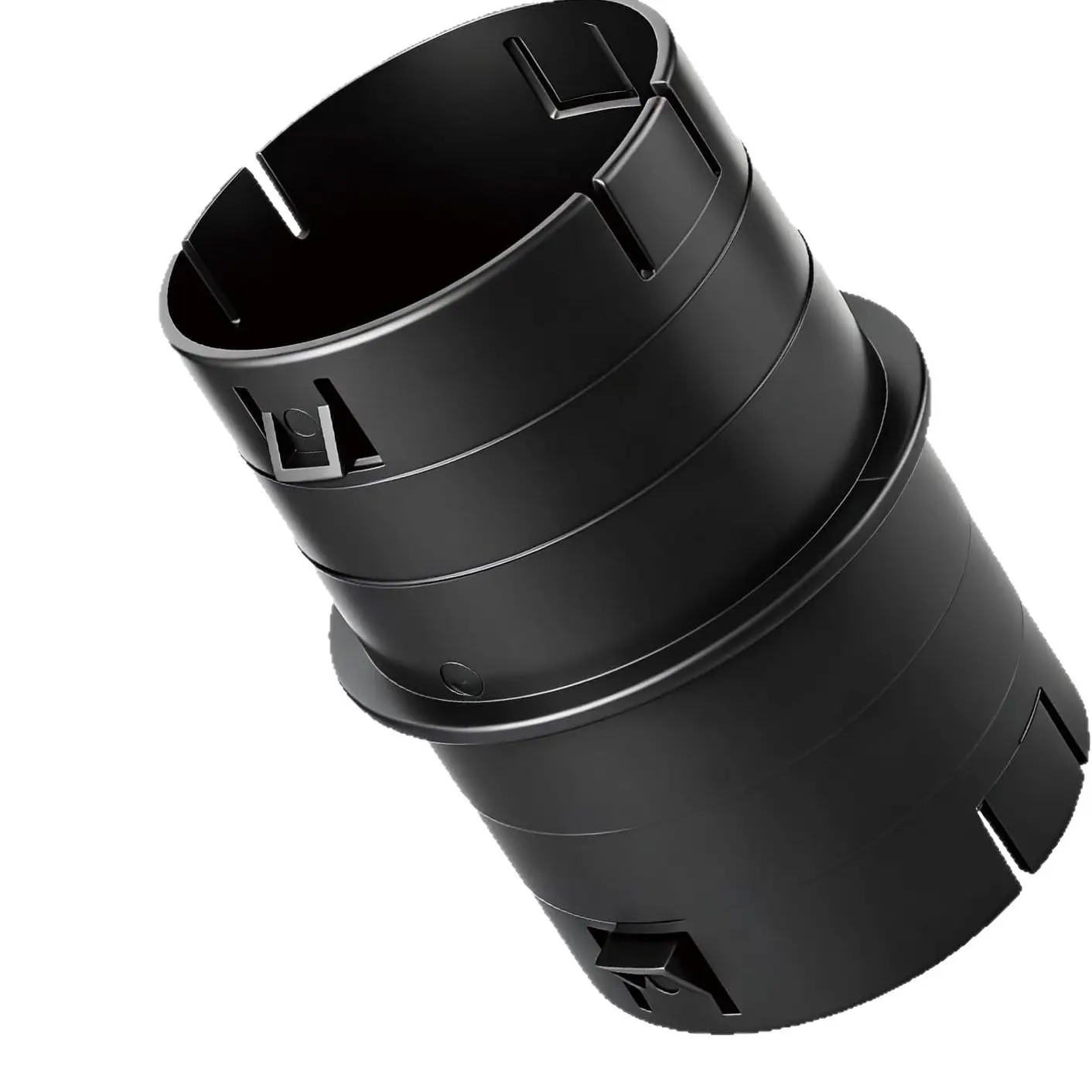 4" Universal Pipe Connector, Corrugated to PVC Pipe Adapter, Yard Drainage Coupler for Catch Basins, Sump Pump Discharge and Downspout Extensions, Fits 4" SCH 40, 4" SDR 35 & 4" Corrugated Pipe