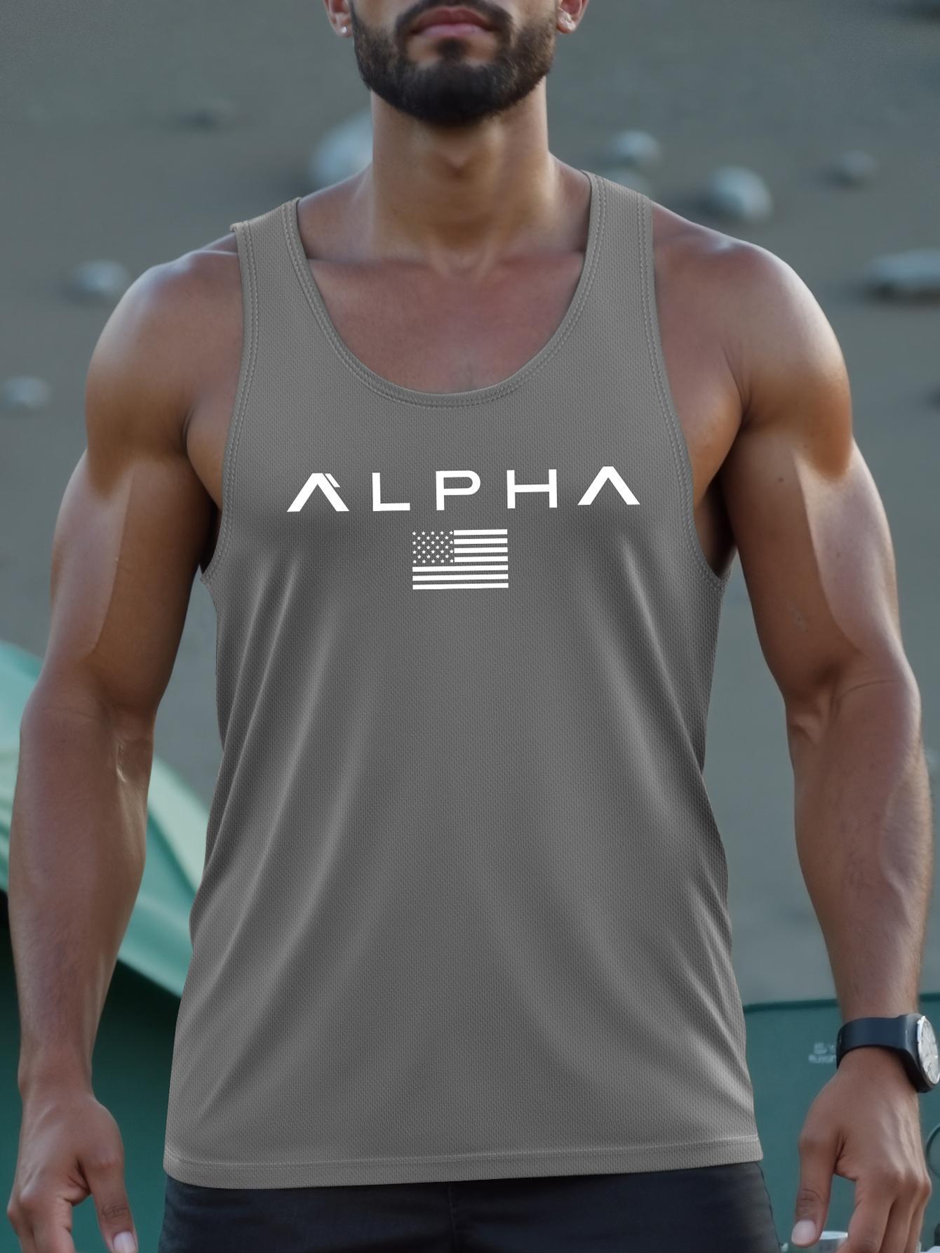 Men's Breathable Sleeveless Sports Vest, Quick-Dry Polyester Fabric, Ideal for Running & Outdoor Activities, Casual Wear Design, Athletic Sports Clothing, Athletic Apparel, Athletic Style Activewear