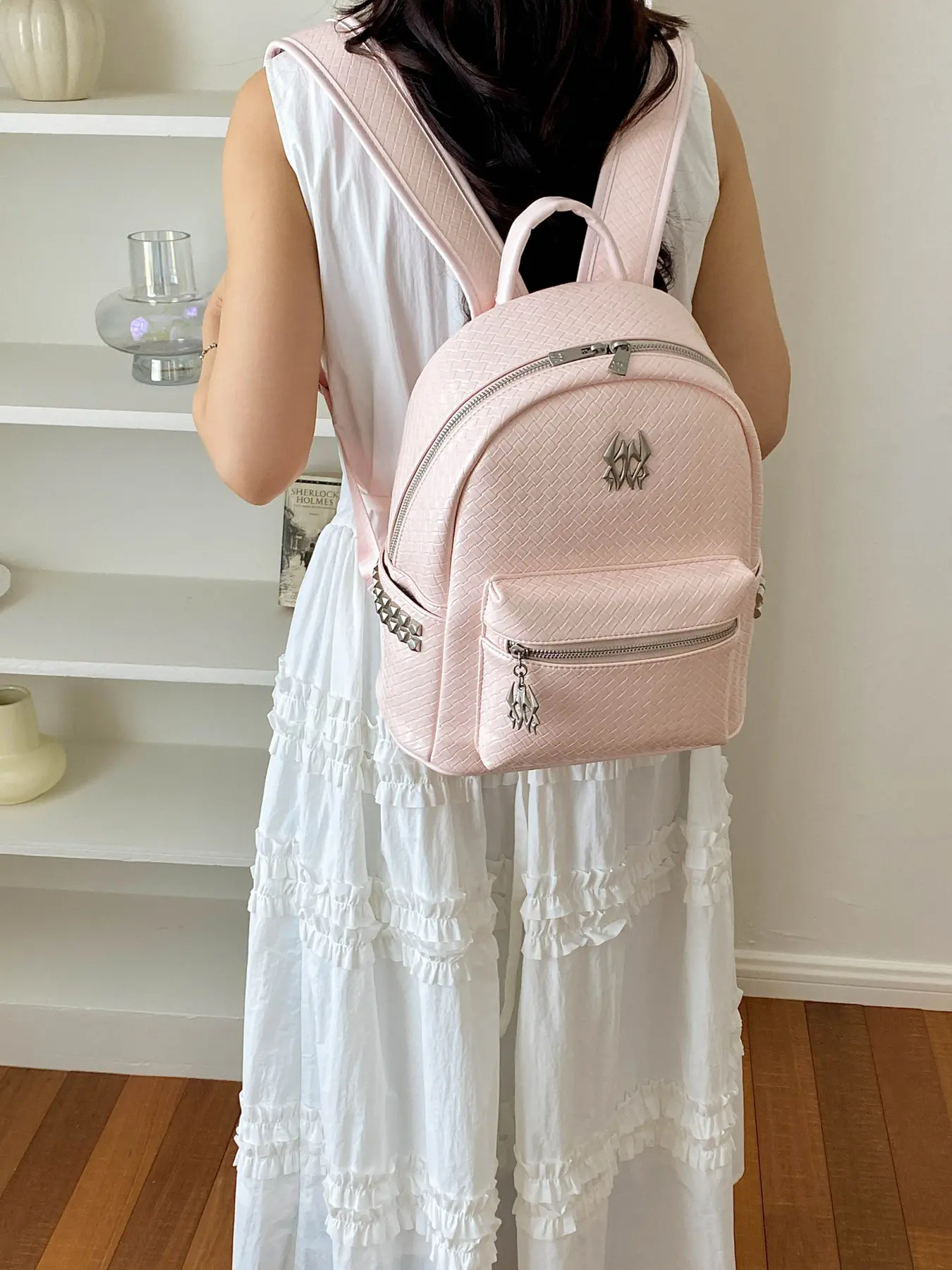 High-end niche women's Fashion durable backpack 2026 new model for college students, school bag for commuting and travel, small backpack