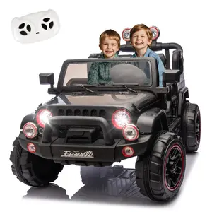 24V Kids Ride On Electric Car with Parent Remote Control, 20 Inch Seat, Rear Suspension, Trunk Storage, Bluetooth USB