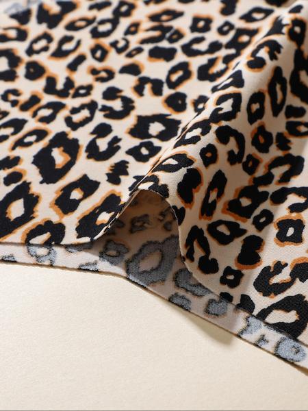 Women's Leopard Print Socks, 21/36 Pairs Pack, Casual Crew Socks, Comfortable & Stylish Design, Perfect for Daily Wear