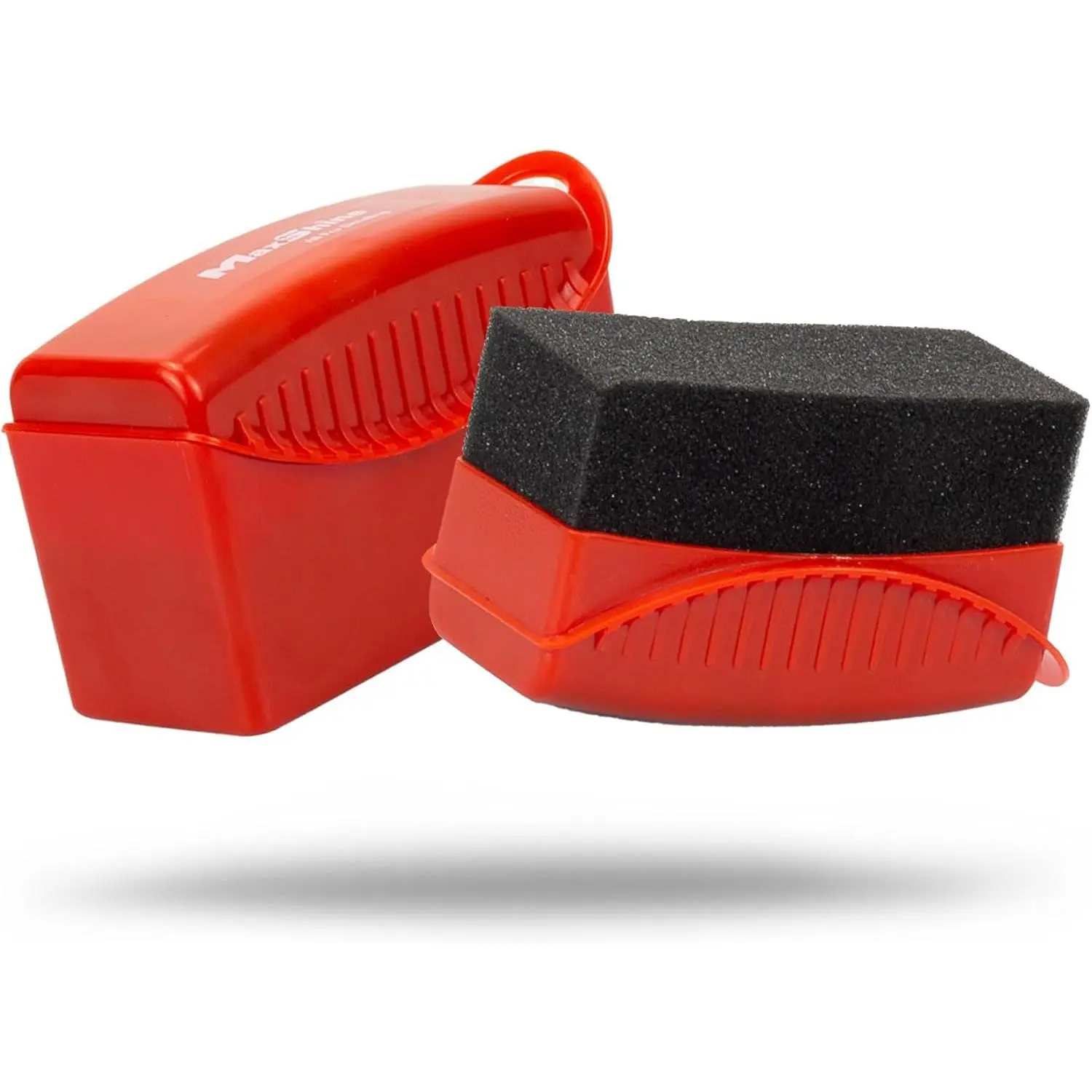 Tire Shine Applicator with Protective Cover – Dense  Pad with  Grip – Mess-Free Tire Dressing Tool for Coating, Cleaning &  Detailing – Auto, Boat & Marine Detailing