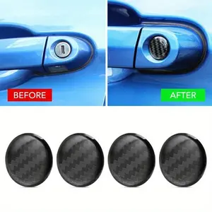 4pcs 20mm Car Lock Keyhole Decoration Stickers For Ford Focus Mk2 2 3 Fiesta Mk7 Ranger Mondeo Mk4 4 Fusion Kuga C S Max