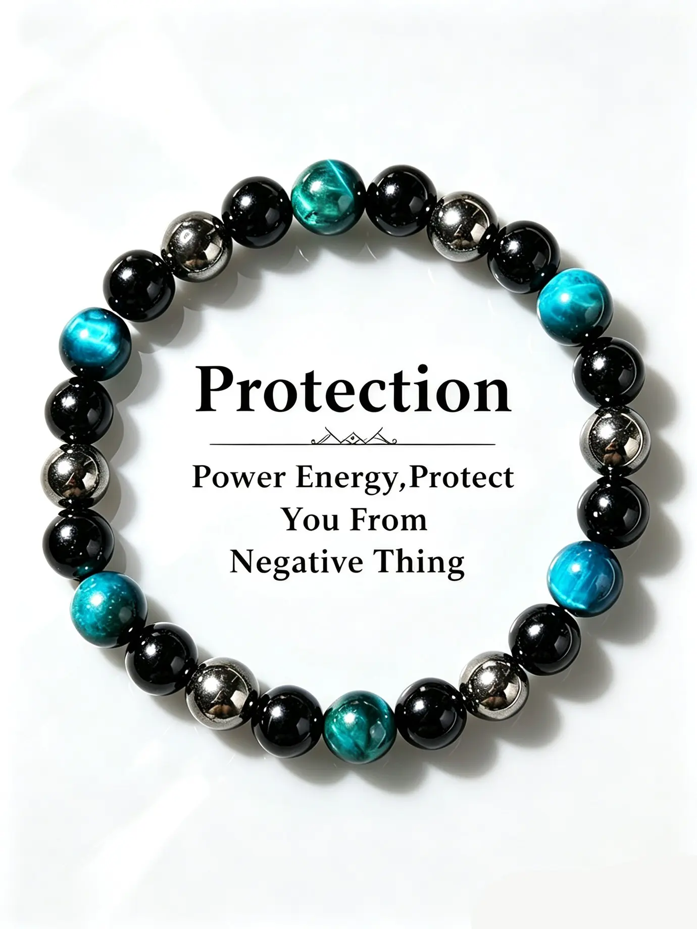 Anxiety Relief Protection Bracelet, Beautiful Bracelets, Obsidian Grounding Crystal, Blue Tiger's Eye Calming Jewelry, Natural Stone Stress Relief Wristband, Mindfulness Accessory, Boho Chic Bracelet, Self-Care Gift, Viral TikTok Wellness Jewelry