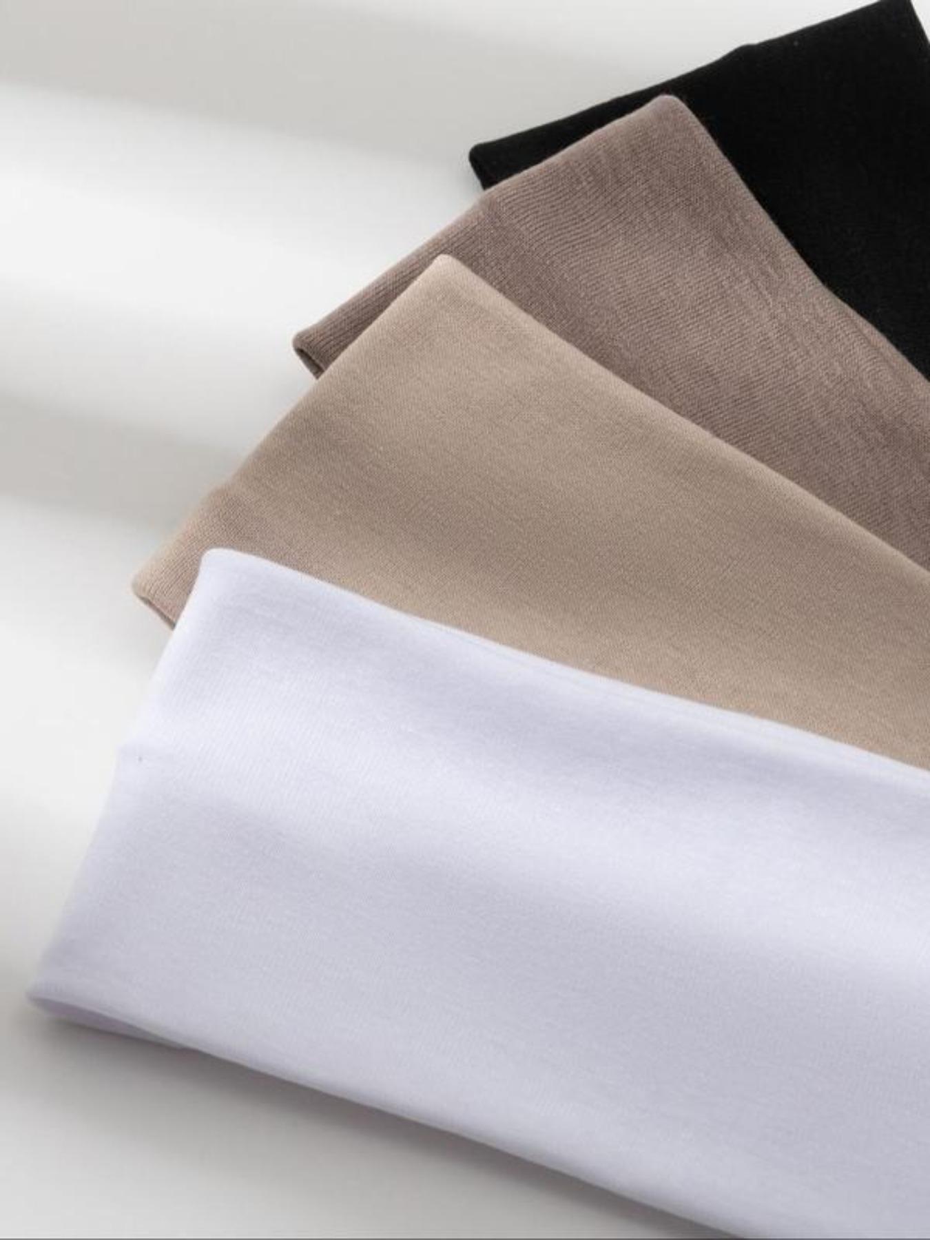 Solid Color Hair Band, 1 Count/4 Counts High Elasticity Sweat Absorbing Hair Band, Hair Accessories for Women & Men, Minimalist Headwear Suitable for Any Hairstyle, Soft Headband