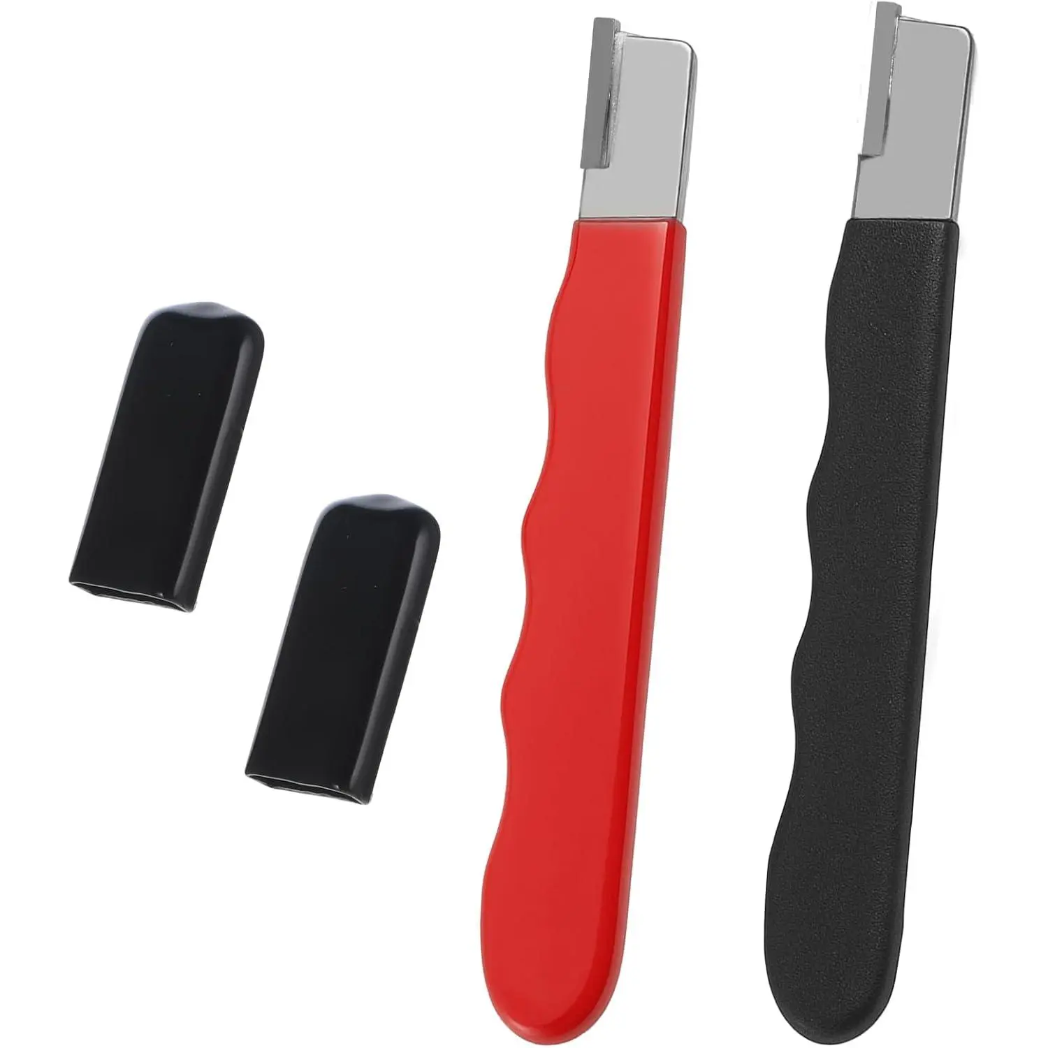 2 count Garden Tool  Sharpener, Pocket  Sharpener for Garden Tools Multipurpose Usage  Sharpeners for Pruning Shears, Hedge , Clippers, Pocket , and  (2, Red+Black)
