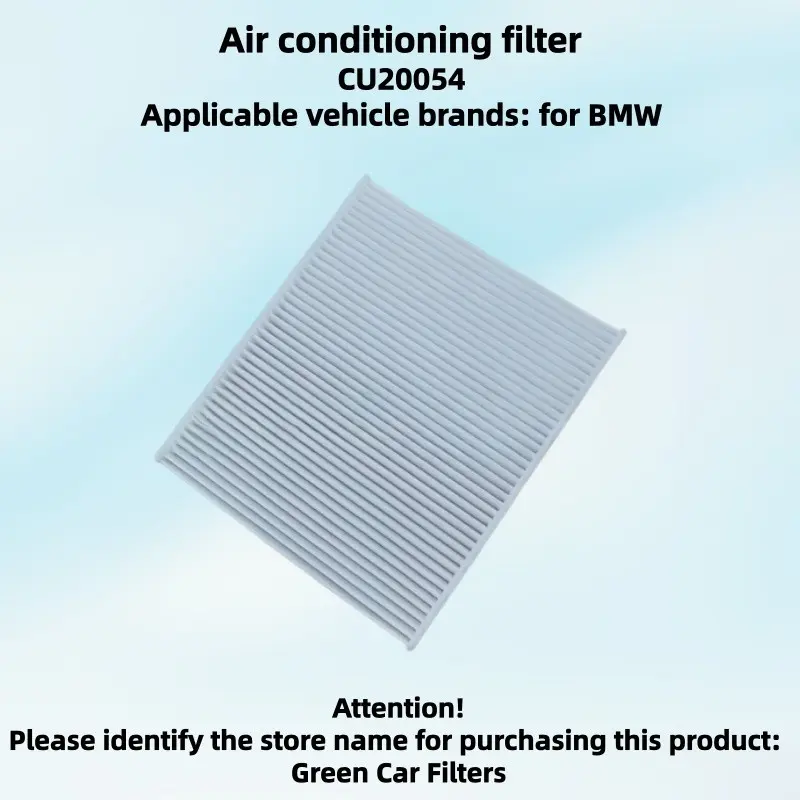 Air conditioning filter, Automotive CU20054 CUK2941-2, suitable for BMW X5 (E70 2006-2013), F15/F85 (2013 present), X6 (E71 2008-2014 3.0T/4.4T), F16/F86 (2015 present), OE: 64316945585, 64119248294, 64316945586, 64116945593