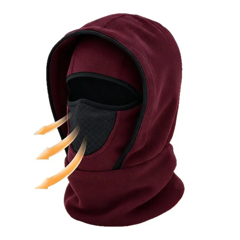 Men’s & Women’s Winter Warm Hat-Neck Gaiter Combo Headgear - Windproof, Cold-Proof, Thermal Balaclava for Cycling, Skiing Outdoor Sports