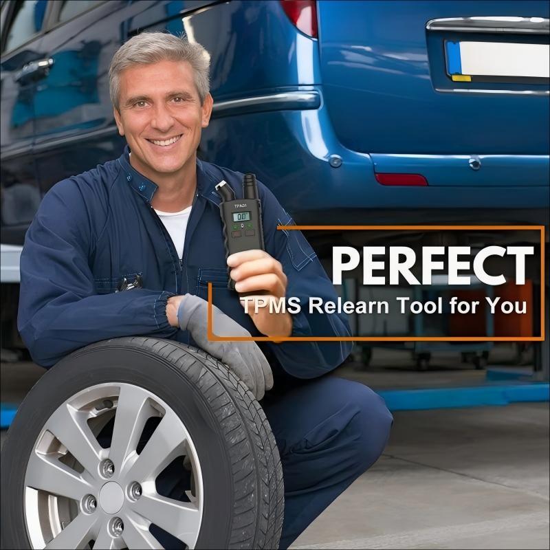 SUNDAY MIRTH [Limited Time Event]TPMS Relearn Tool Digital Tire Pressure Gauge TPA01 Plus 2 in 1 Tire Monitor System Activation Tool for GM Buick/Chevy/Cadillac,TPMS Sensor Reset Tool